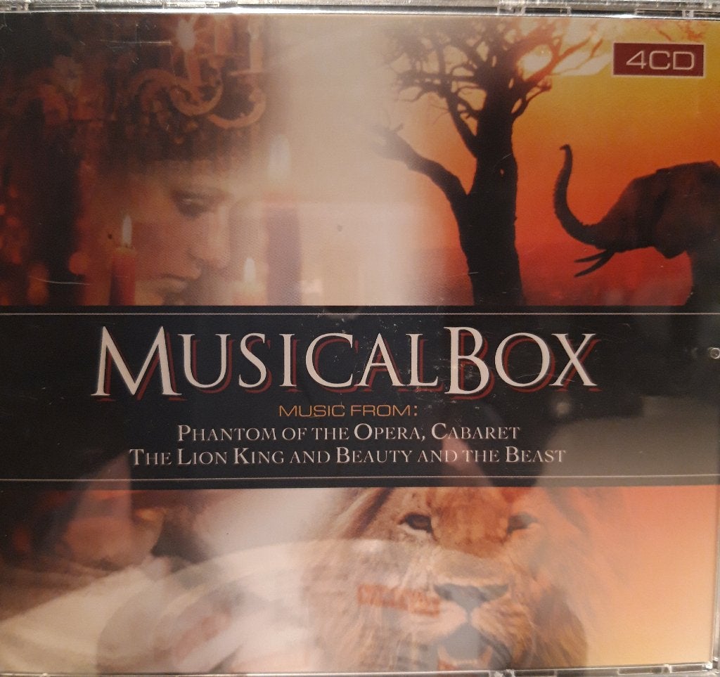 Musicalbox 4 CD Box - Cabaret, Beauty and the Beast, etc.