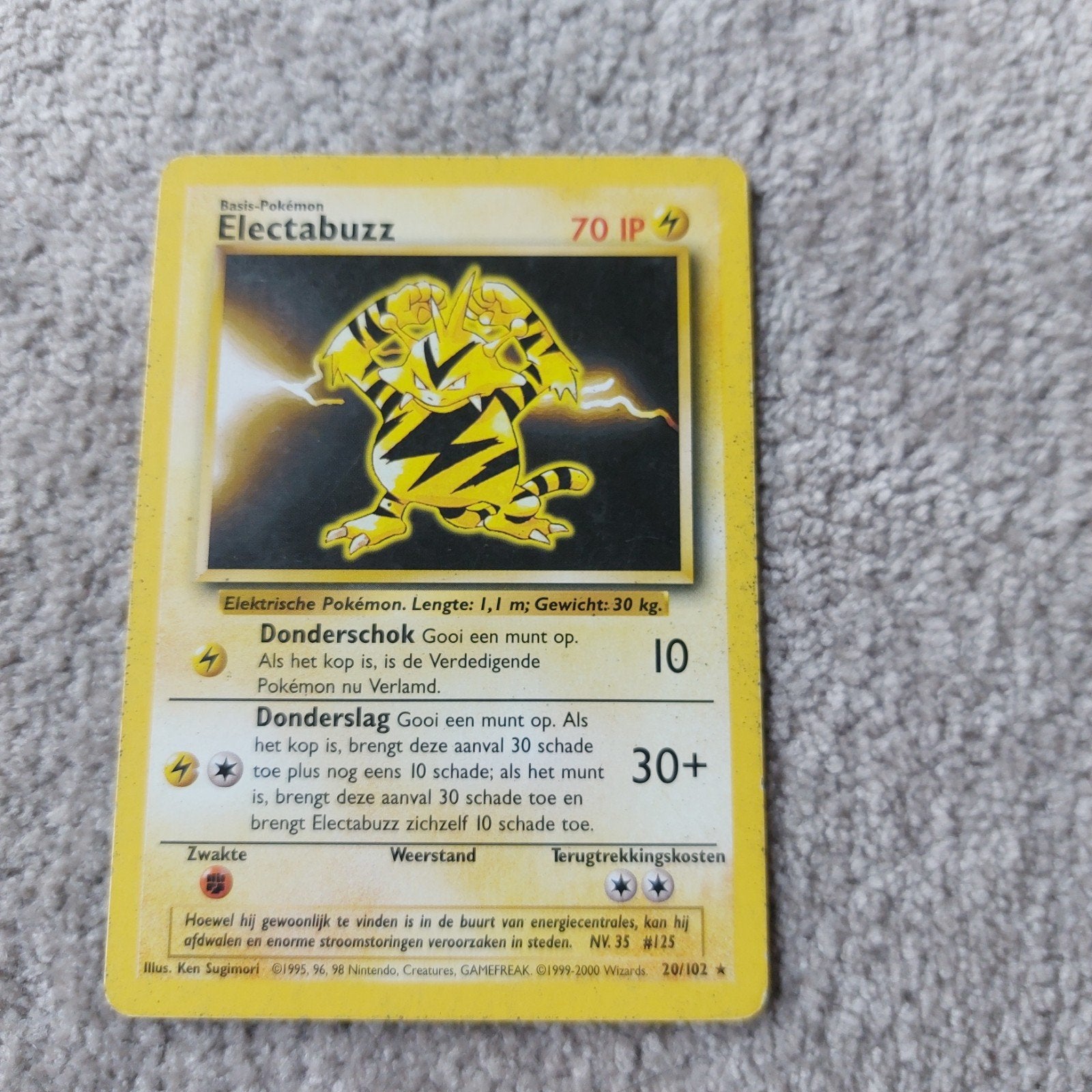Electabuzz baseset nederlands, Ophalen of Verzenden, Zo goed als nieuw