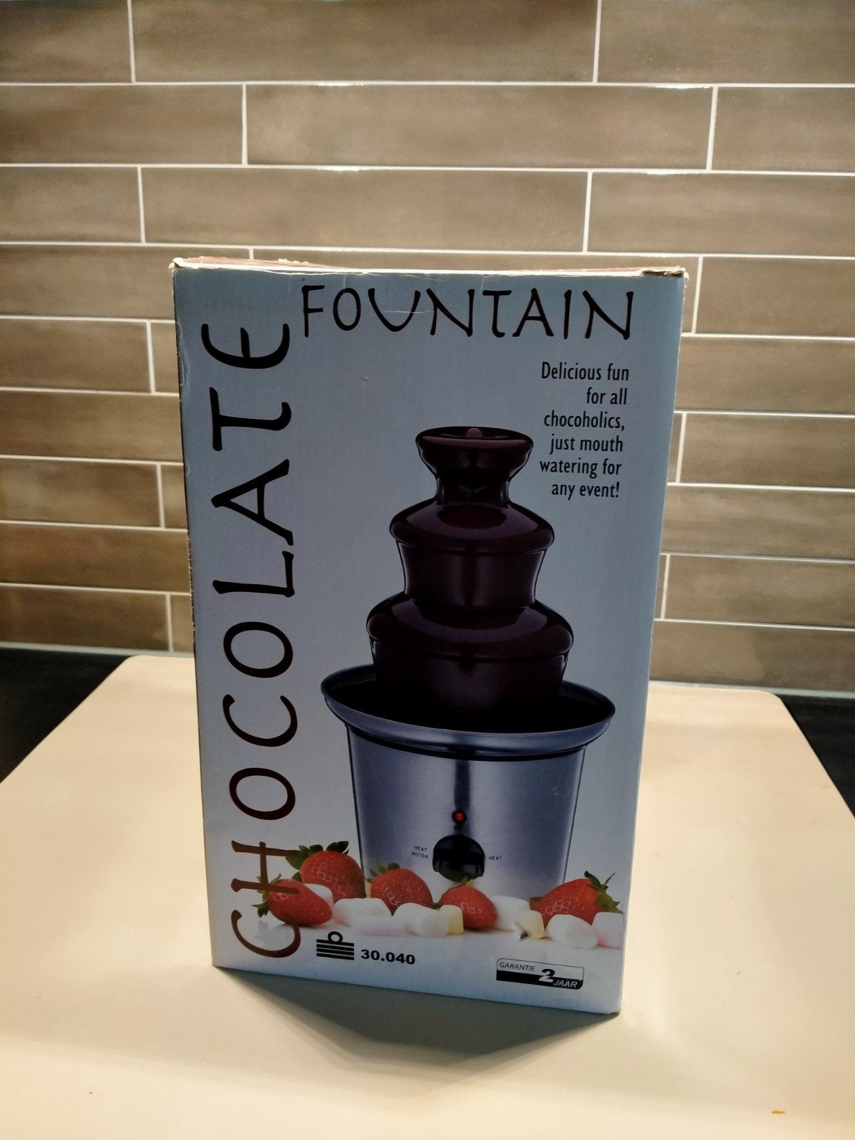 Chocolade Fountain, Ophalen, Elektrisch, Fondueset