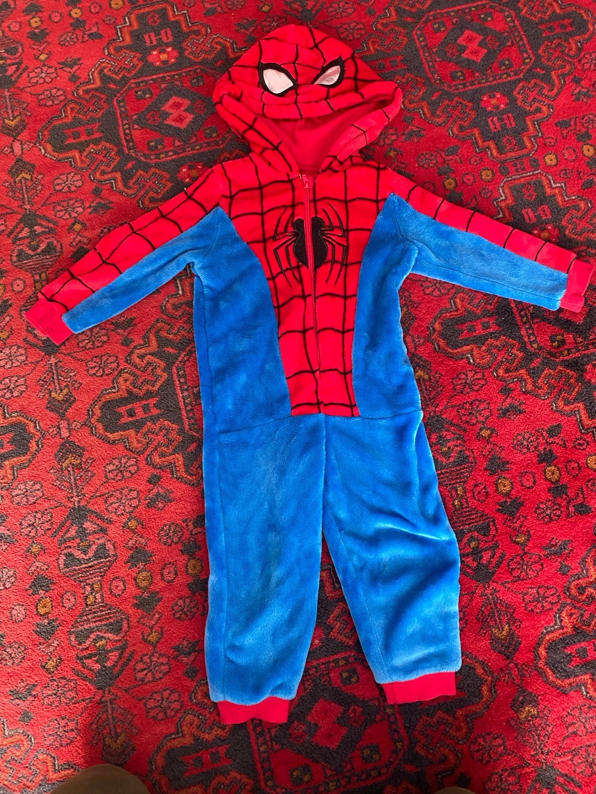 Spiderman Onesie Maat 98 - Zo goed als nieuw, Ophalen, Zo goed als nieuw, Jongen, Nacht- of Onderkleding