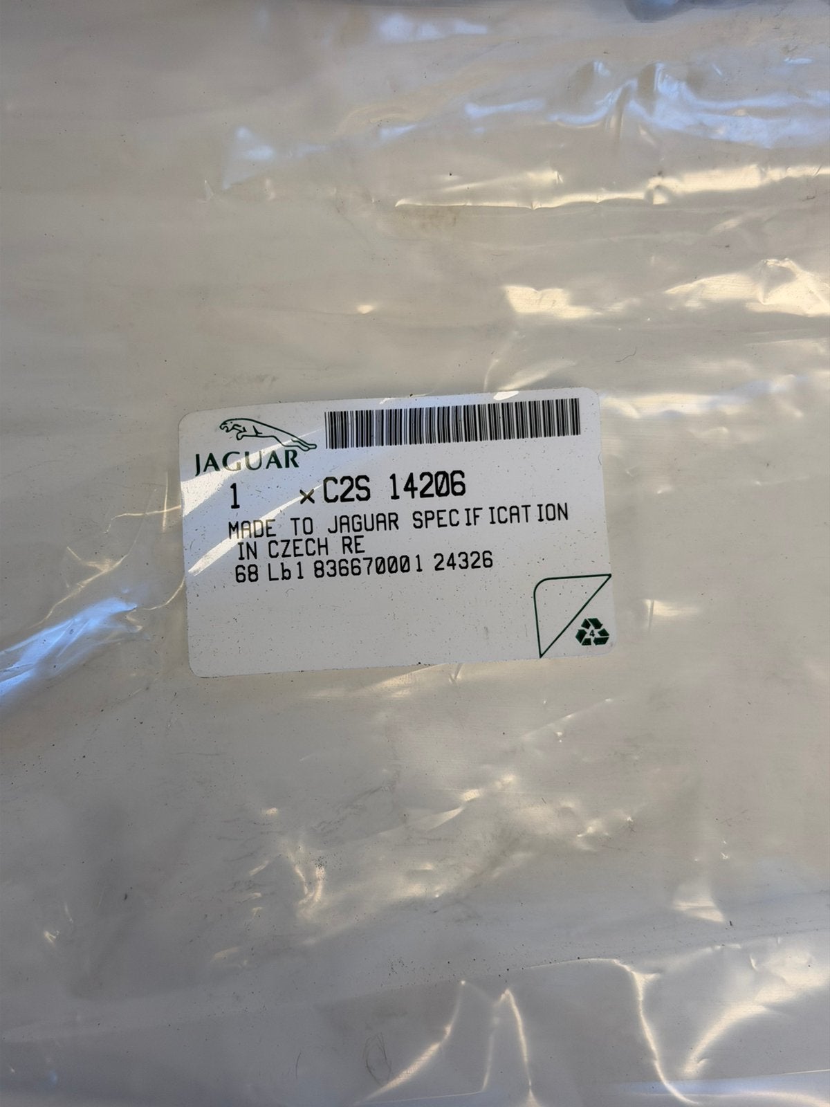 Jaguar X-Type OEM A/c Airconditioningleiding C2S14206 Nieuw, Ophalen of Verzenden, H, H, H
