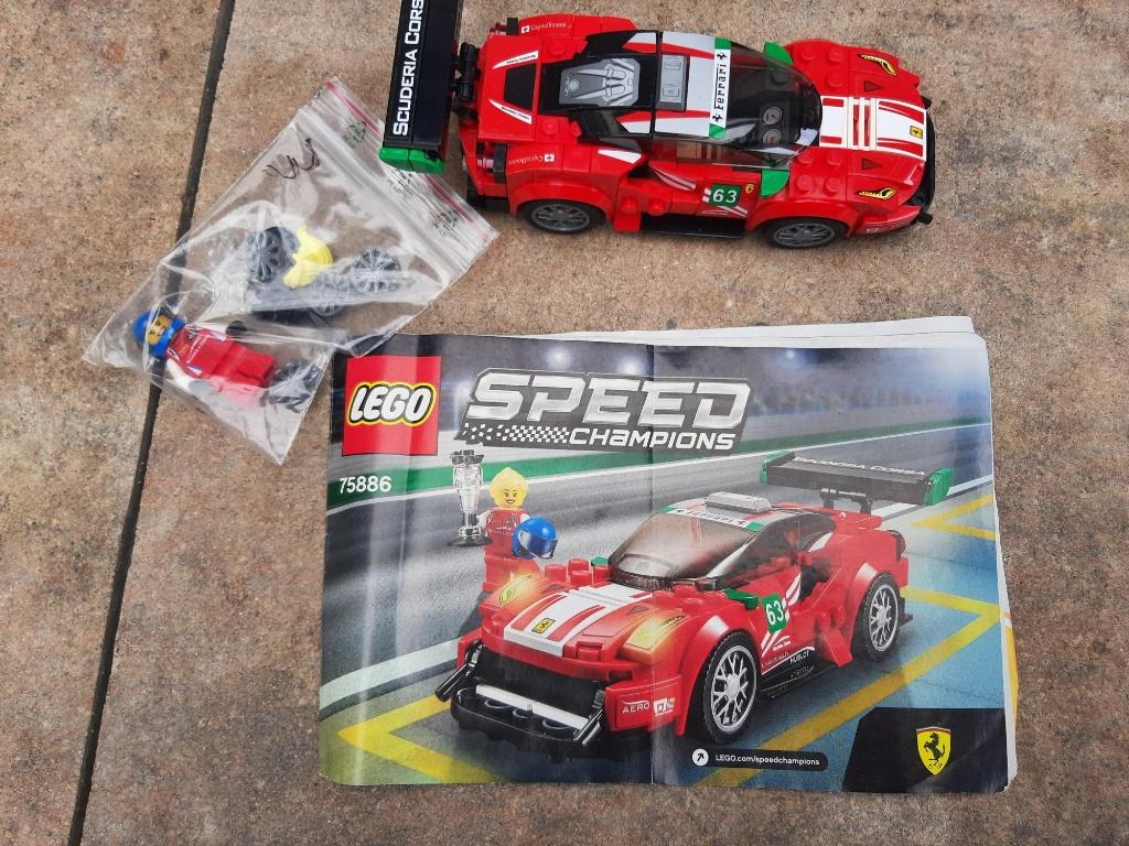lego speed champions set 75886 Ferrari., Gebruikt, Lego, Compleet, Complete set