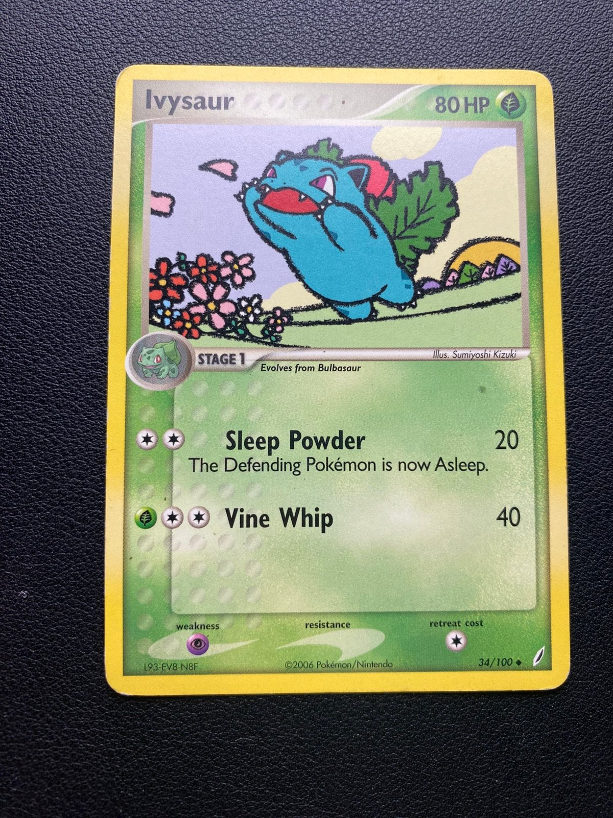 Ivysaur - Ex Crystal Guardians - 34/100 - Pokemon kaart, Ophalen of Verzenden, Zo goed als nieuw