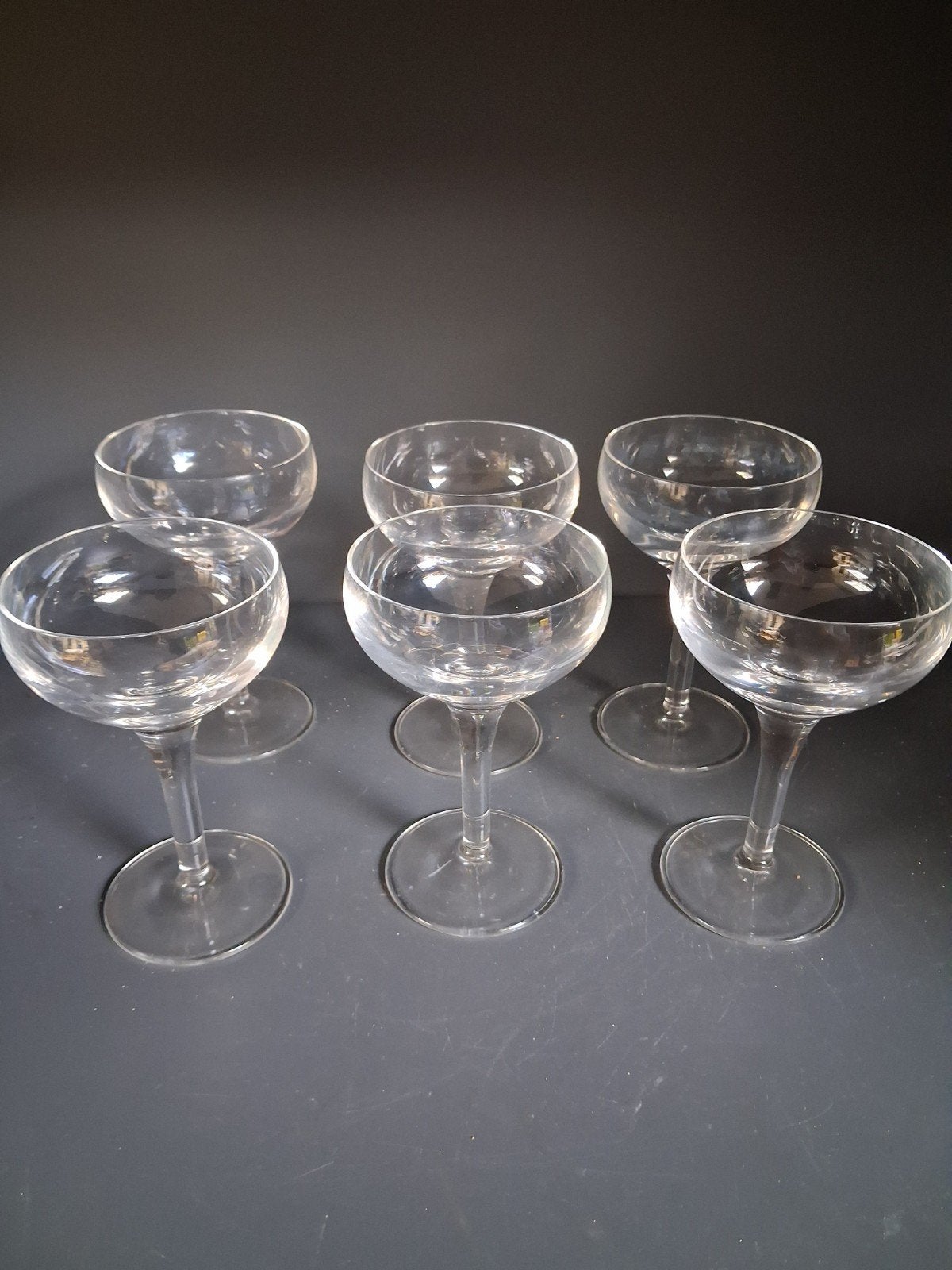 Set van 6 vintage advocaatglaasjes, Ophalen of Verzenden
