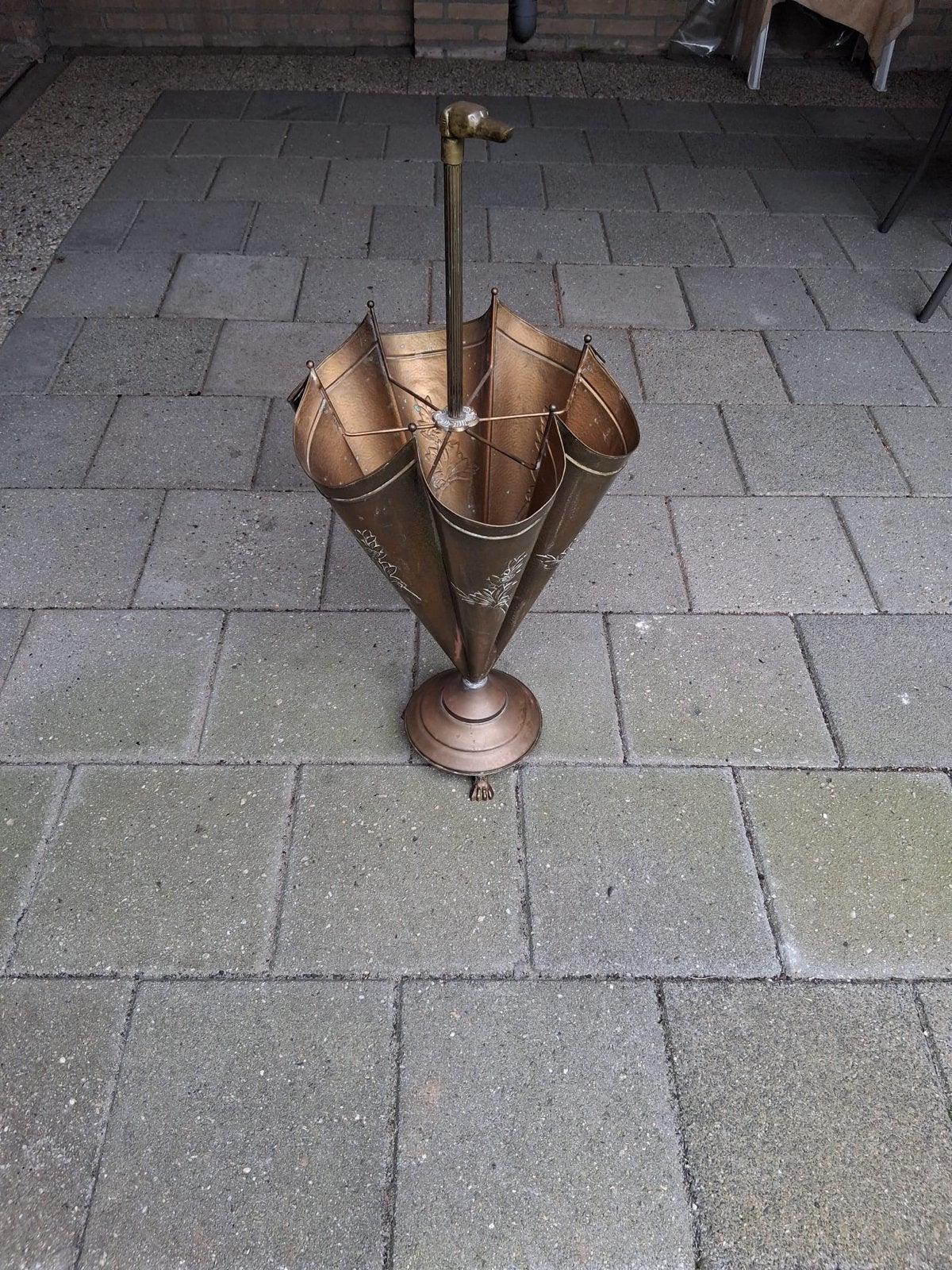 Antieke paraplubak in de vorm van een paraplu, Ophalen, Gebruikt, Overige typen, Minder dan 100 cm