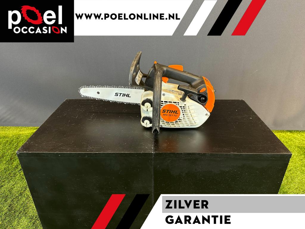 STIHL MS 151 TC  - kettingzaag met Garantie, Niet ingevuld, Niet ingevuld, Ophalen of Verzenden, Zo goed als nieuw