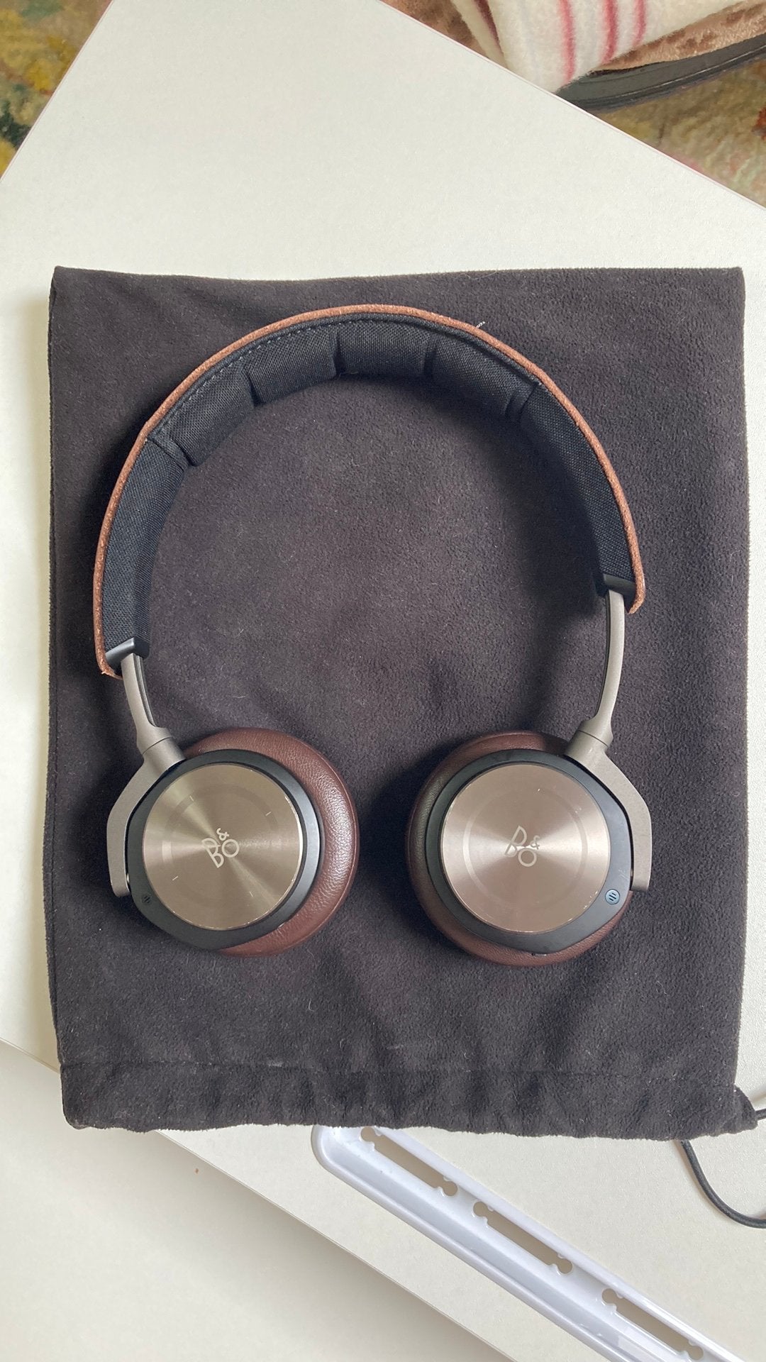 Bang & Olufsen BeoPlay H8 Bruin Leer, Ophalen of Verzenden, Gebruikt, Overige merken, Bluetooth