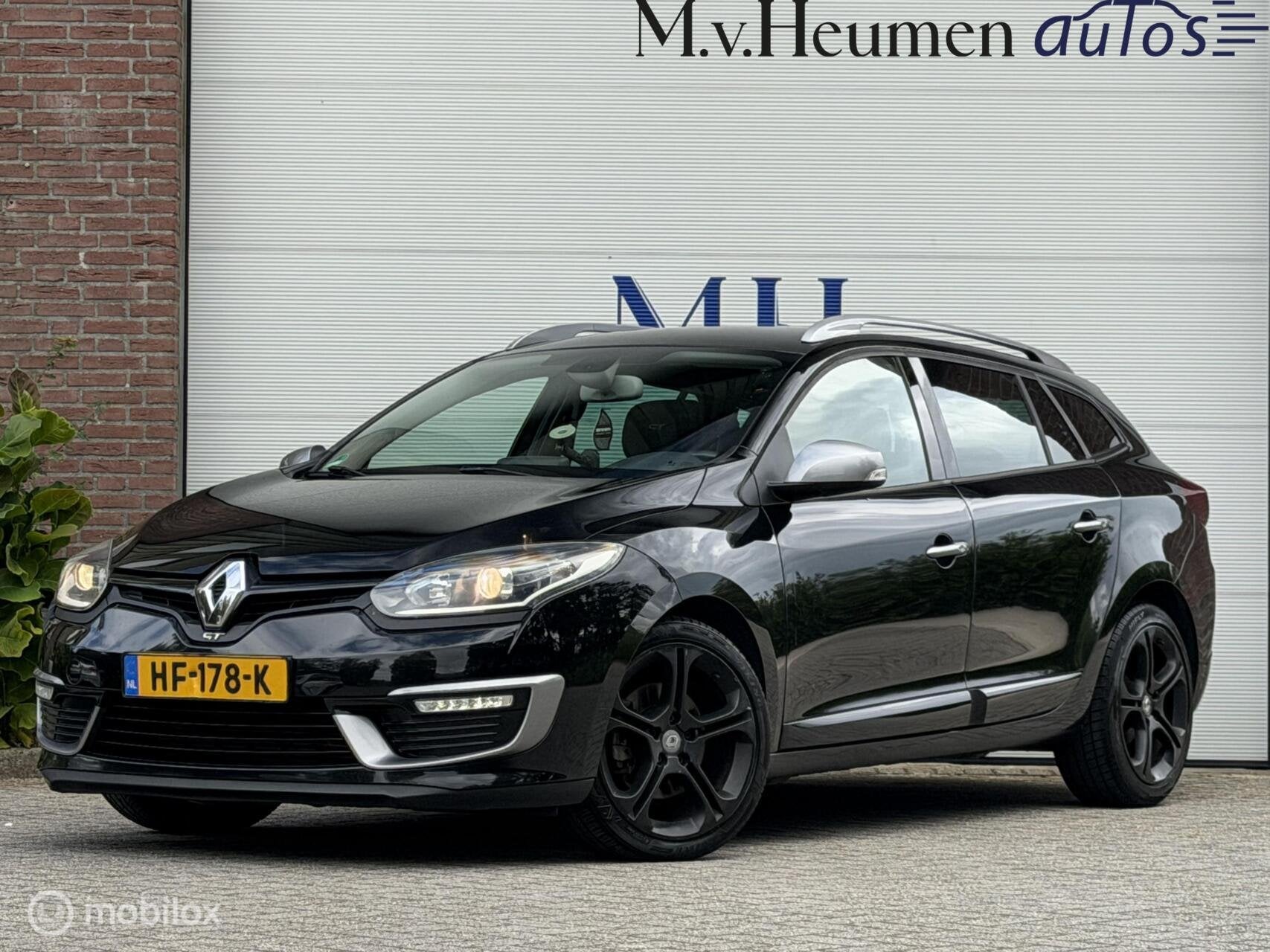 Renault Megane Estate 2.0 Turbo 163PK GT-Line Facelift 2015, Auto's, Voorwielaandrijving, Gebruikt, Zwart, 4 cilinders