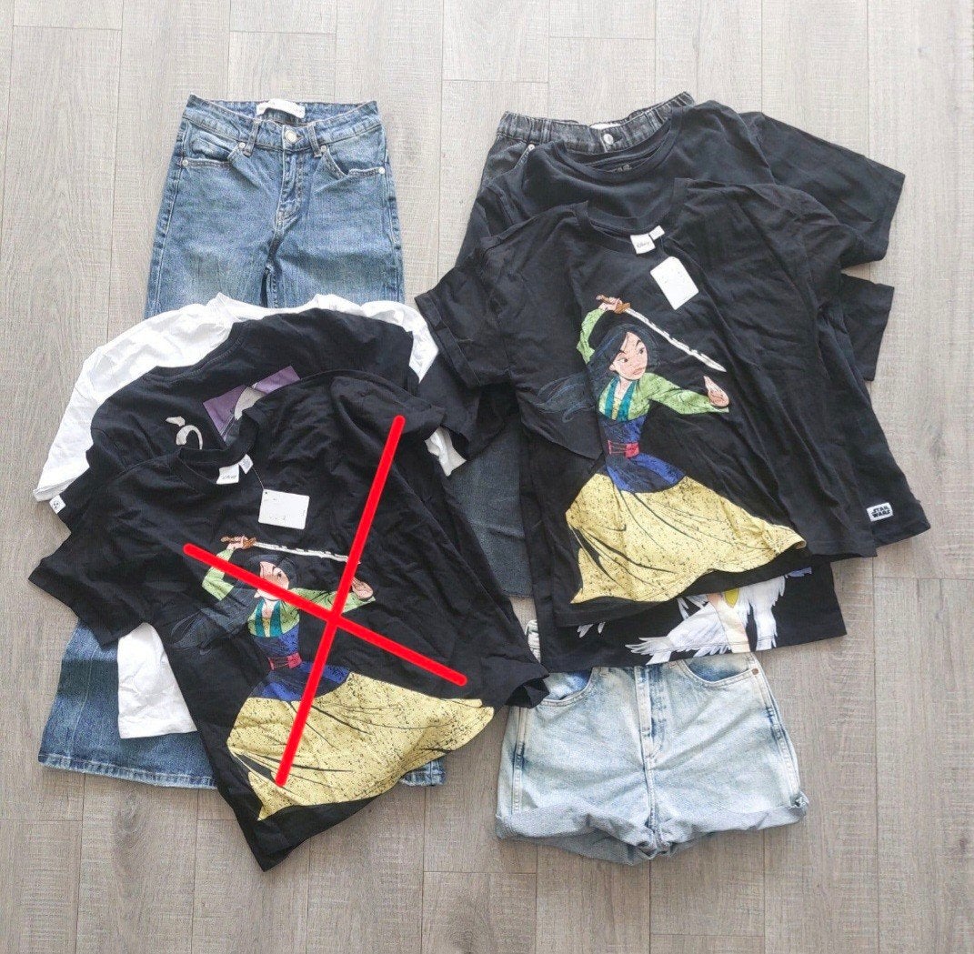 Bershka Zara Wrangler Pull&Bear Disney XS S M XL, Ophalen of Verzenden, Nieuw, Korte mouw