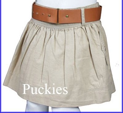 Maat 92 Lichtbruine rok + riem Funky Diva *NIEUW* a, Kinderen en Baby's, Funky Diva, Meisje, Nieuw, Ophalen of Verzenden