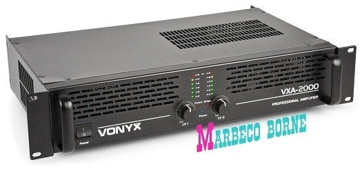 PA Versterker,amplifier SKY2000 III 2x1000W, Bridged 2000W, Vonyx, Nieuw, Info@marbeco.nl, Overige instrumenten