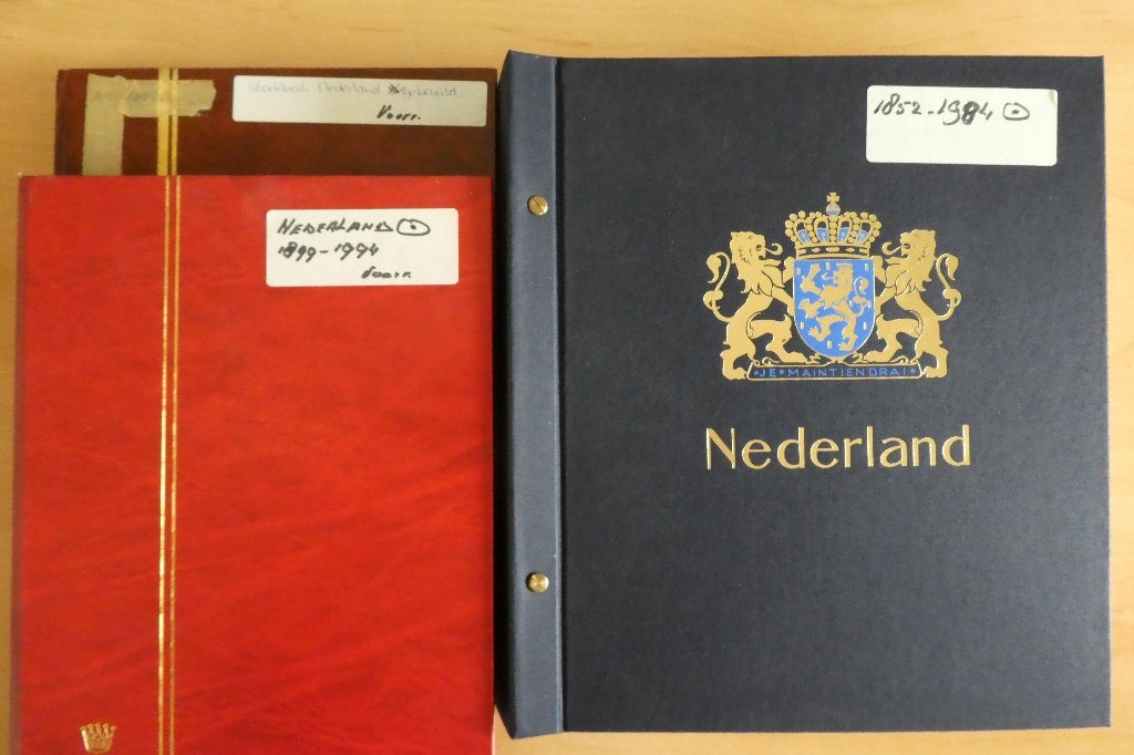 Rju-11: Nederland gebr. in Davo 1 en 2 stockboeken1852-1984, Verzenden, Nederland