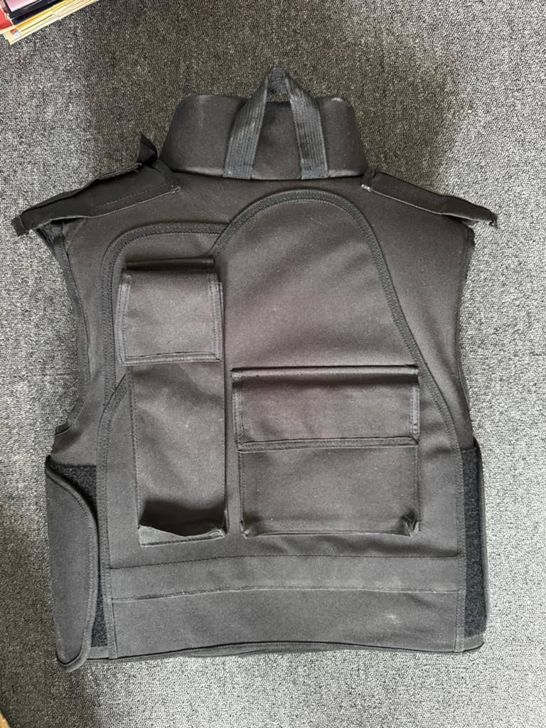 Airsoft tactisch vest - Zwart, verstelbaar, Ophalen, Gebruikt