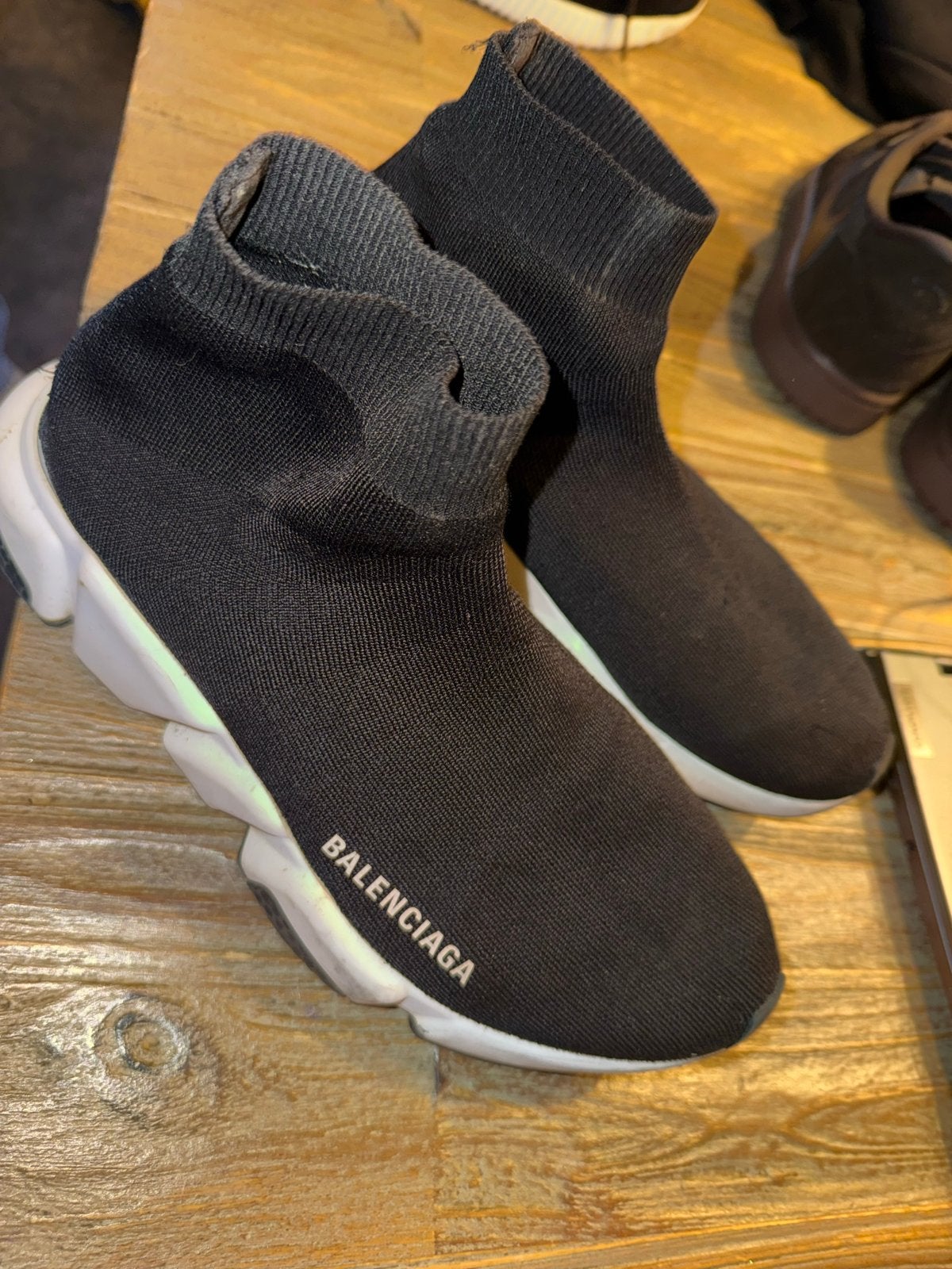 Originele Balenciaga, Ophalen of Verzenden, Gedragen, Zwart, Sneakers of Gympen