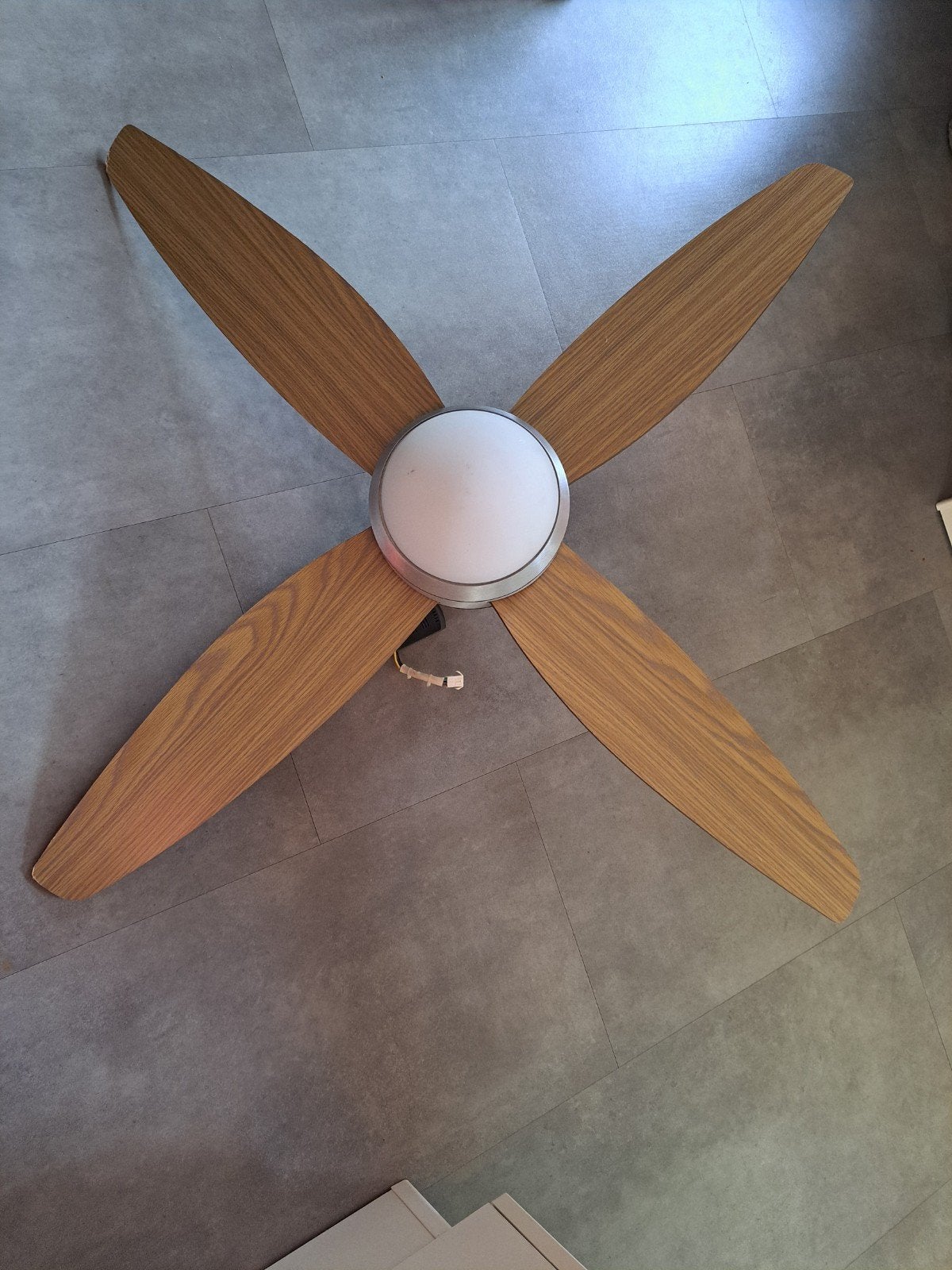 Plafondventilator met verlichting, Ophalen, Gebruikt, Modern, functioneel, E27 (groot)