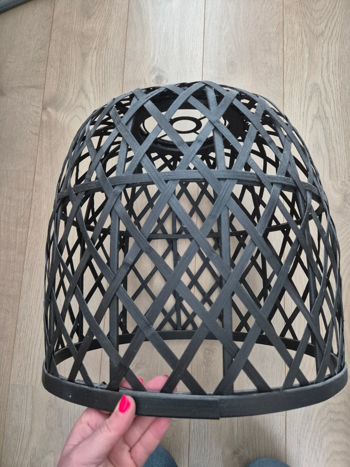 Rotan zwarte lampkap van Kwantum, Ophalen, 25 tot 50 cm, 50 tot 100 cm, Minder dan 100 cm