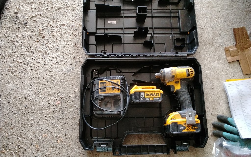 Slagschroevendraaier Dewalt, Ophalen of Verzenden, Gebruikt, Minder dan 400 watt, Boor- en Schroefmachine