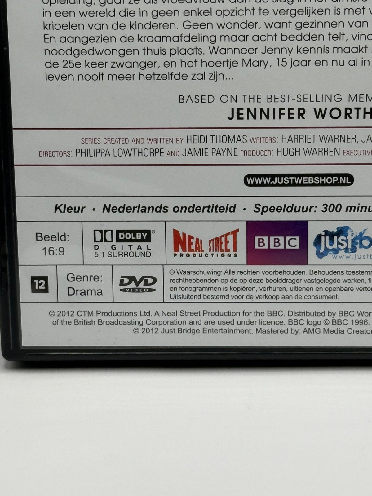 Dvd Call the midwife originele box complete seizoen 1 NLO, Cd's en Dvd's, Engels, Seizoen 1, Verzenden, Nederlands