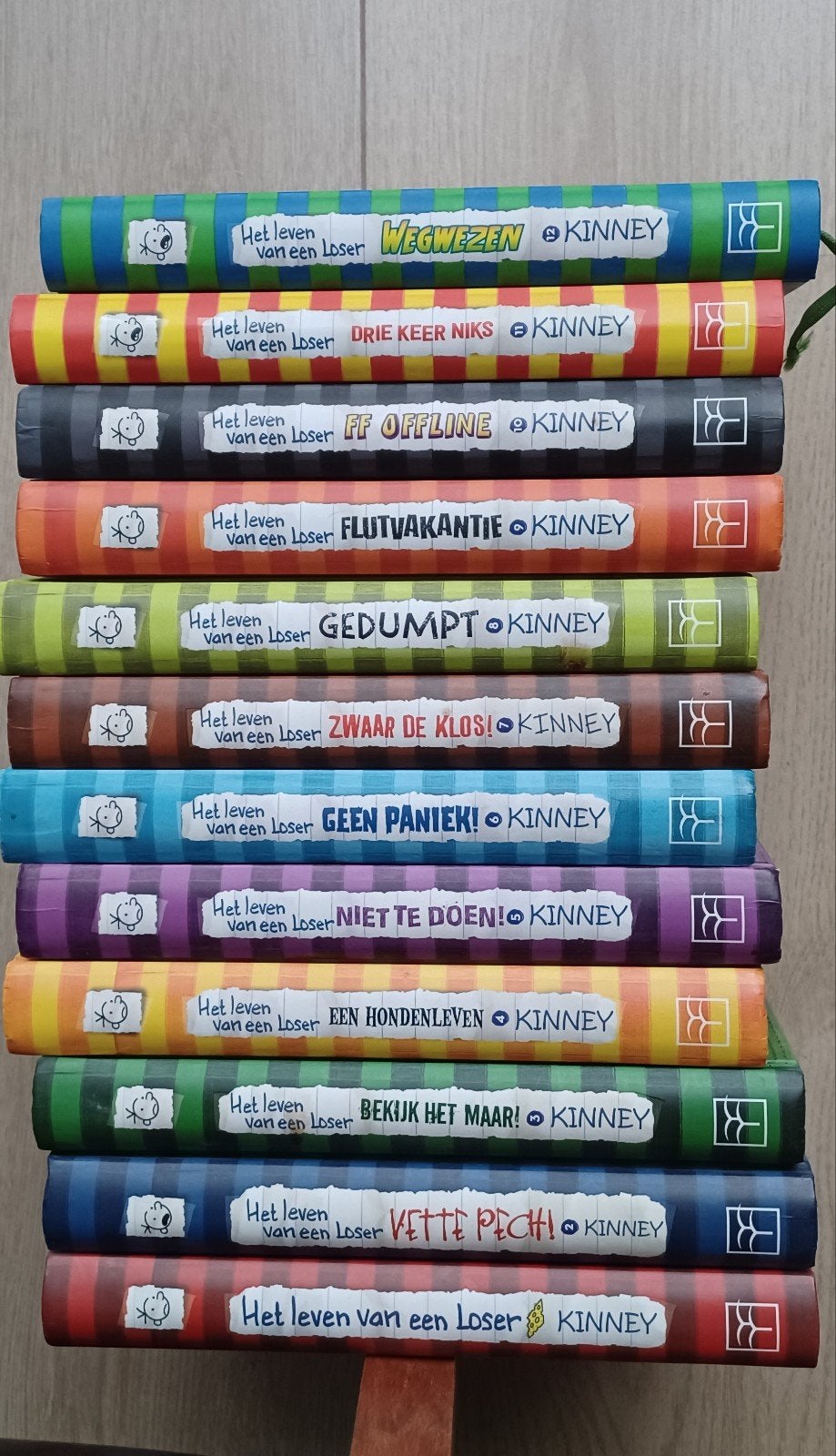 boeken leven van een loser deel 1 tm 12, Ophalen, Zo goed als nieuw, Jeff Kinney, Fictie