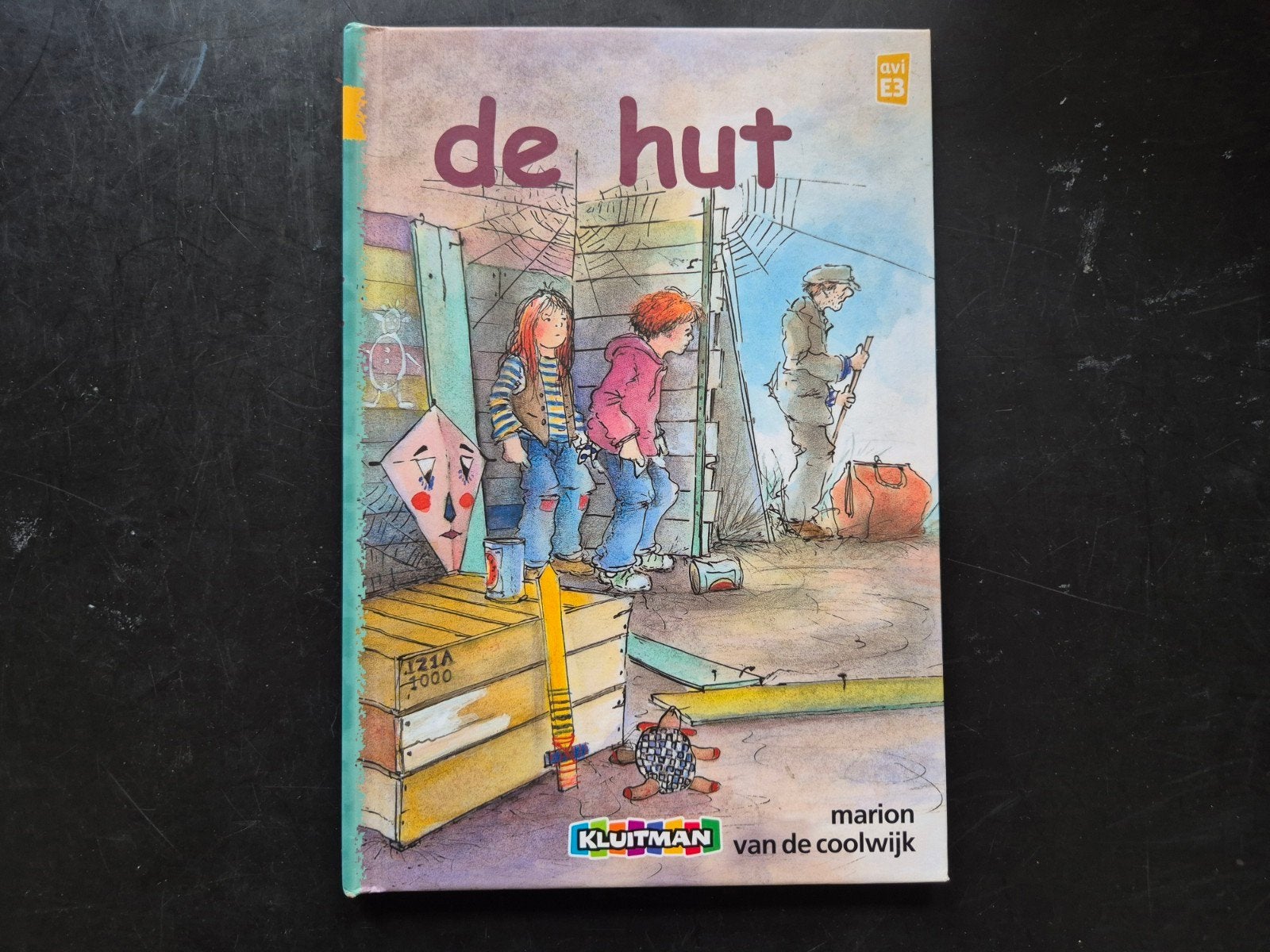 De Hut - AVI E3 kinderboek van Marion van de Coolwijk, Ophalen of Verzenden, Zo goed als nieuw, Marion van de Coolwijk, Fictie algemeen