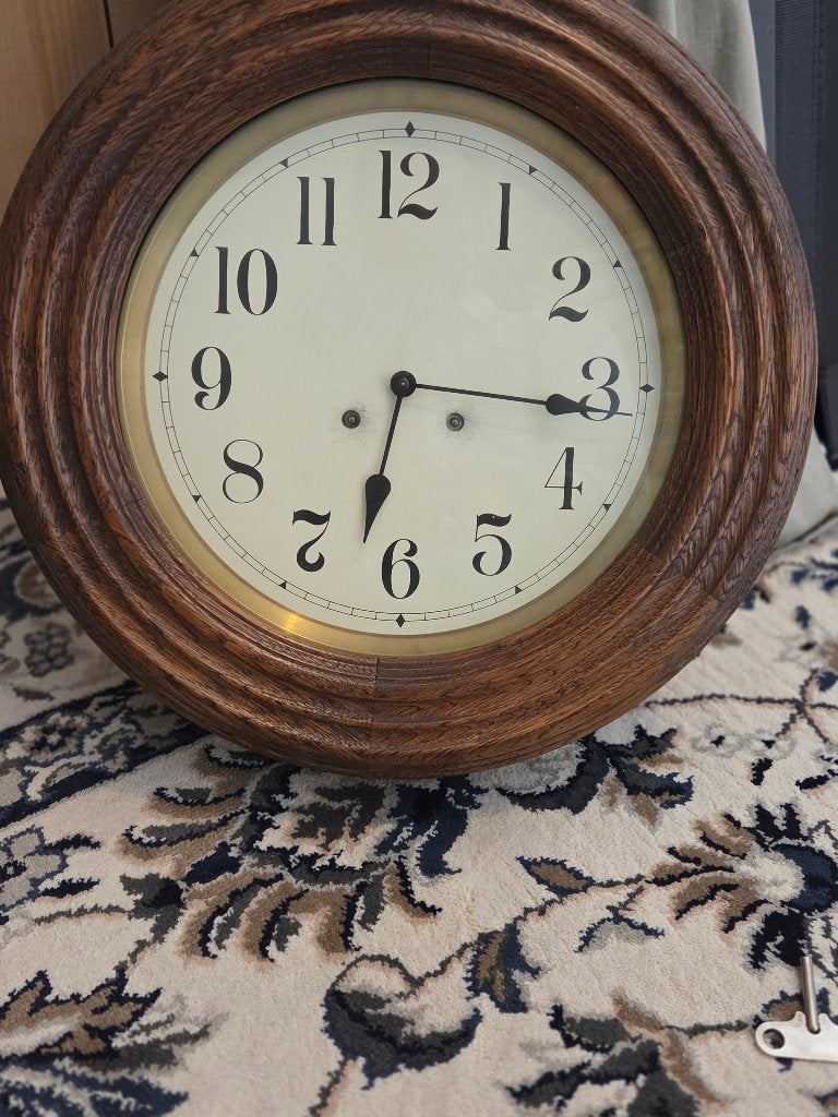 Klok voor aan de wand, Huis en Inrichting, Woonaccessoires | Klokken, Ophalen, Analoog, Retro, Overige merken