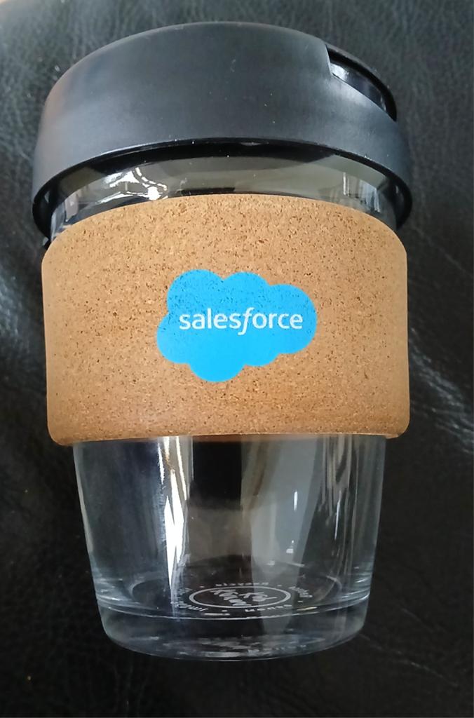 koffiebeker de Salesforce Karma Kup., Huis en Inrichting, Keuken | Servies, Nieuw, Glas of Glazen, Overige stijlen, Glas, Ophalen of Verzenden