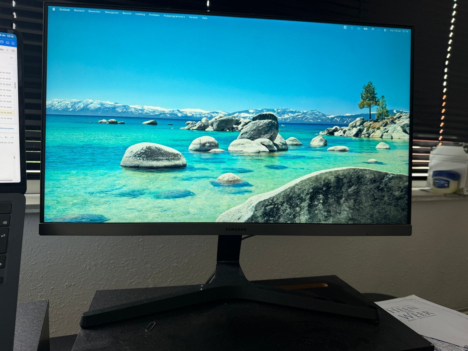 Samsung S24R350FZUXEN Monitor - Full HD, 75Hz, Computers en Software, Ophalen, HDMI, IPS, Kantelbaar
