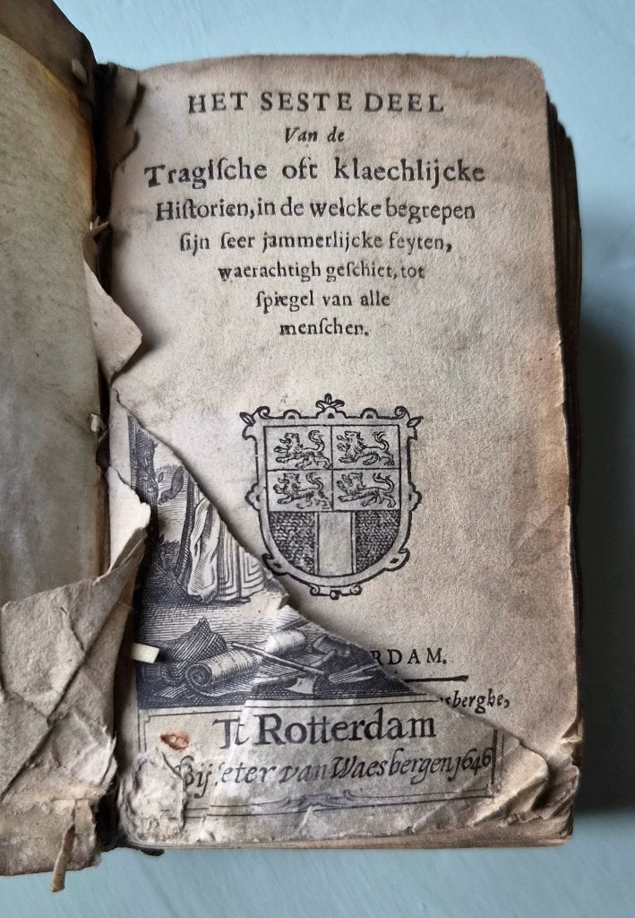 Seste deel van de Tragische oft klaechlijcke Historien..1646, Ophalen of Verzenden