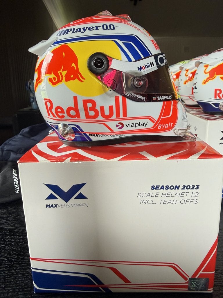 Max Verstappen Seizoenshelm 2023 (Schaalmodel 1:2), Ophalen, Zo goed als nieuw, Formule 1