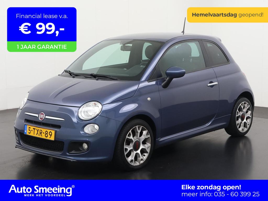 Fiat 500 0.9 TA Turbo 500S Sport | Zondag Open!, Auto's, Fiat, Voorwielaandrijving, 12 maanden, Gebruikt, Leder en Stof