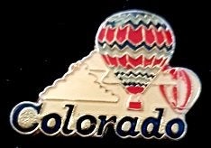 Colorado ballon pin (2), Verzenden, Nieuw, Transport, Speldje of Pin