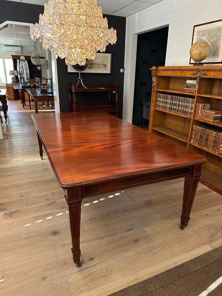 Grote antieke Engelse eetkamertafel, Ophalen of Verzenden