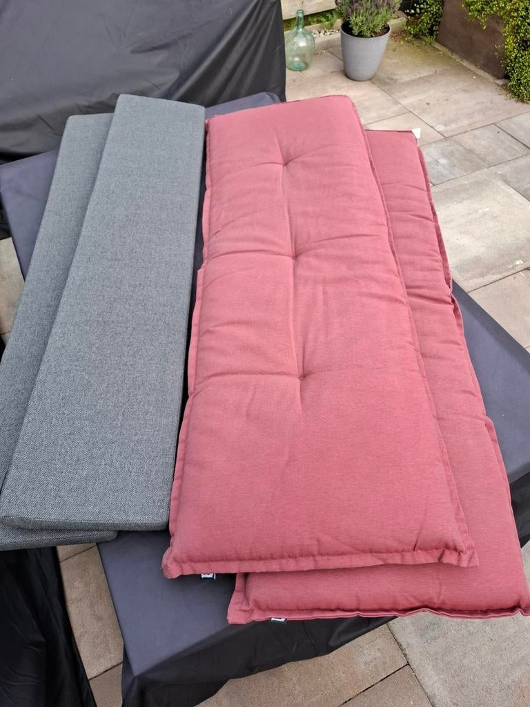 Tuinkussens voor tuinbanken 150cm, Tuin en Terras, Ophalen, Zo goed als nieuw