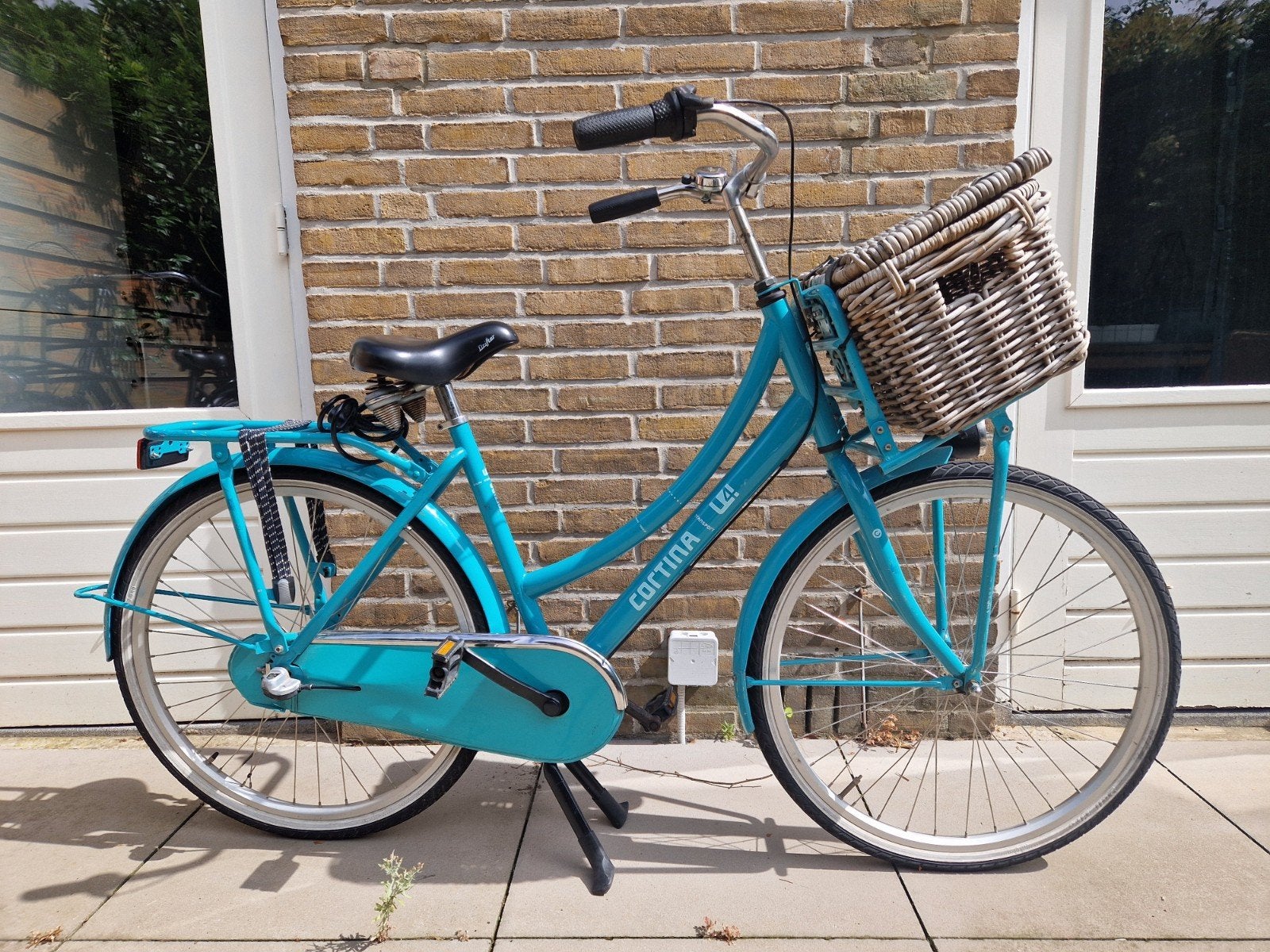 Cortina U4 Transportfiets - 26 inch, Fietsen en Brommers, Fietsen | Dames | Damesfietsen, Terugtraprem, Gebruikt, Minder dan 47 cm