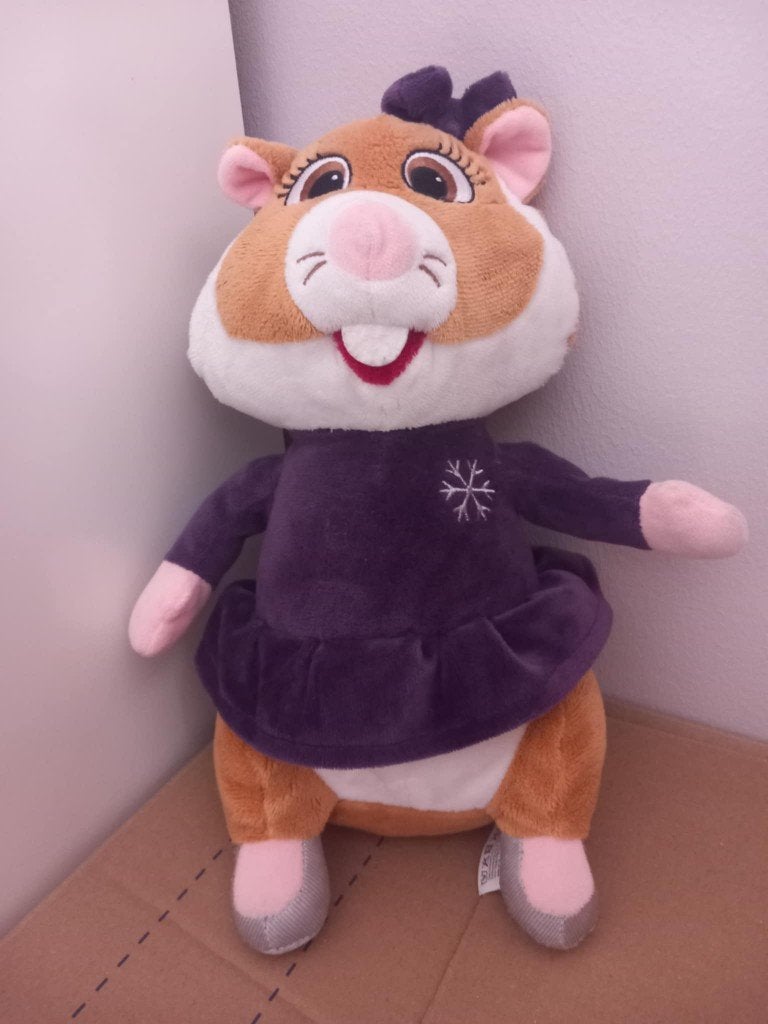 AH Kersthamster Meisje Paars, Hamster, Ophalen of Verzenden, Zo goed als nieuw, Albert Heijn