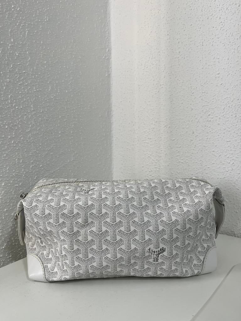 Goyard toilettas wit – gloednieuw, Ophalen of Verzenden, Nieuw, Wit, Heer