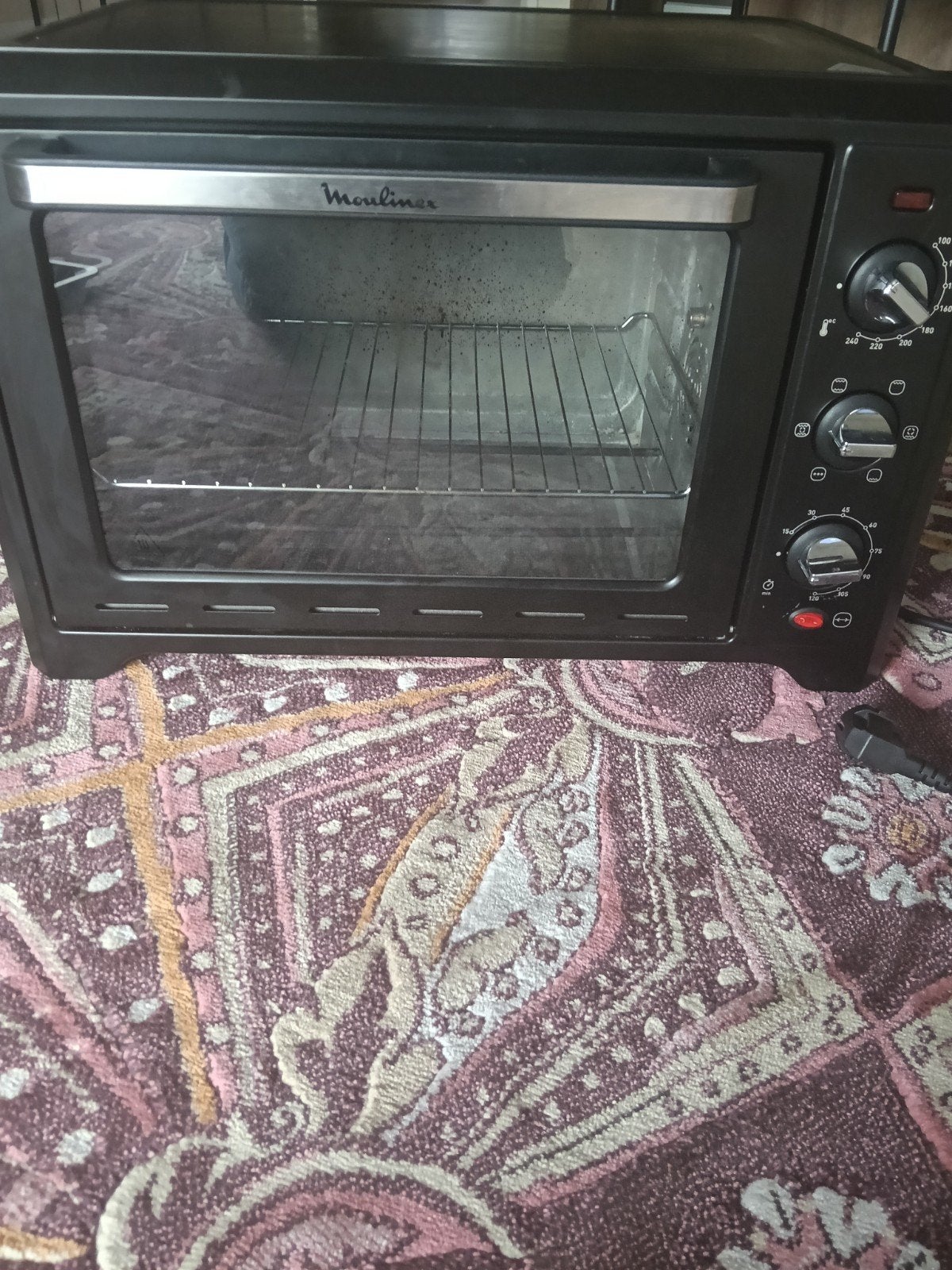 Moulinex Mini-oven met grillfunctie - Zo goed als nieuw, Ophalen, Minder dan 45 cm, Zo goed als nieuw, Mini-oven