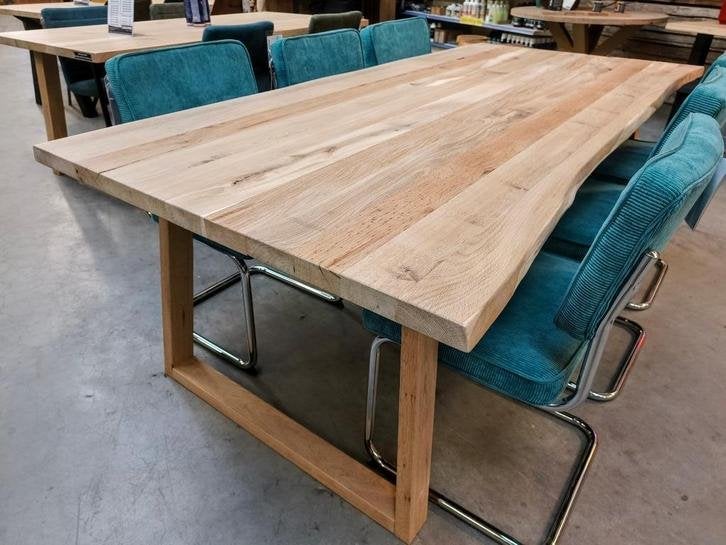 Tafelblad | Rustiek eiken | Eettafel | Meteen meenemen!, Huis en Inrichting, Niet ingevuld, Vijf personen of meer, Rustiek, landelijk, tijdloos