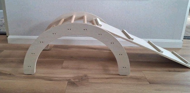 Innovakids Peuter Klimrek voor Binnen met Glijbaan, Kinderen en Baby's, Speelgoed | Houten speelgoed, Ophalen, Zo goed als nieuw