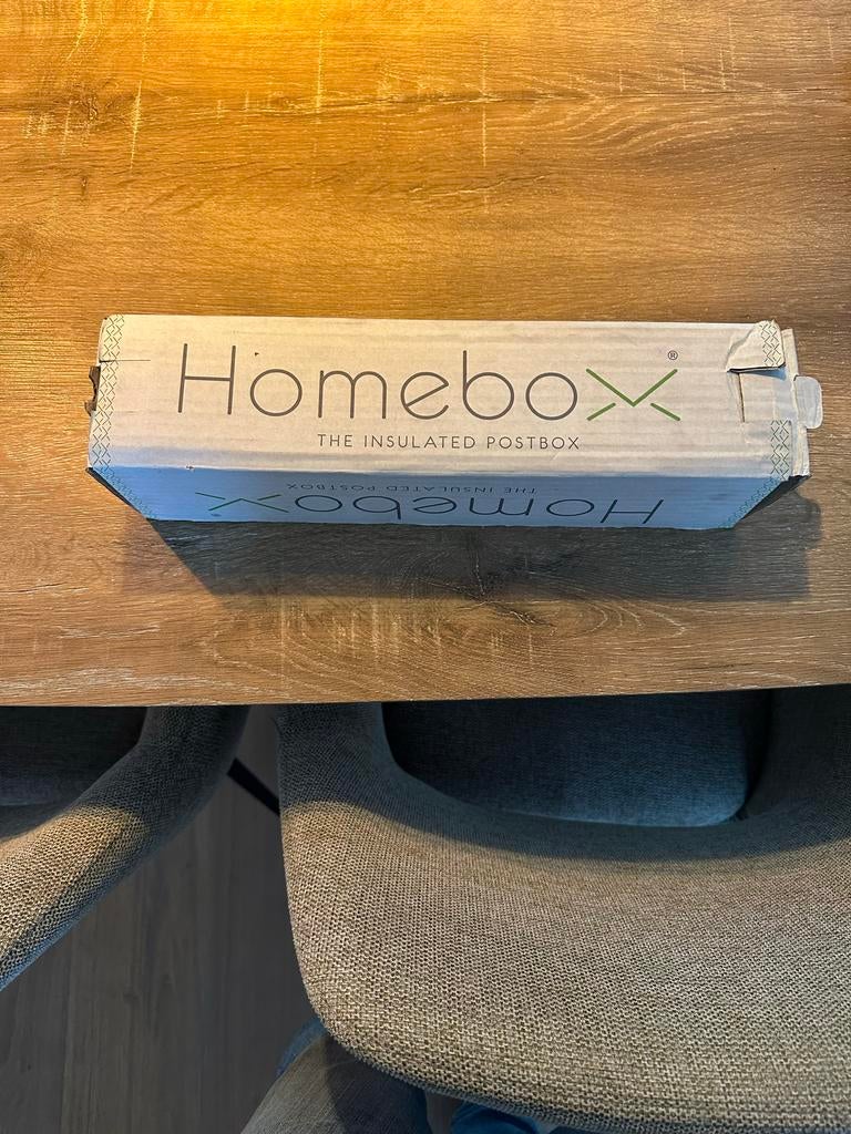 Homebox geïsoleerde brievenbusklep RAL 9010 aluminium nieuw, Tuin en Terras, Brievenbussen, Brievenbusklep, Ophalen of Verzenden