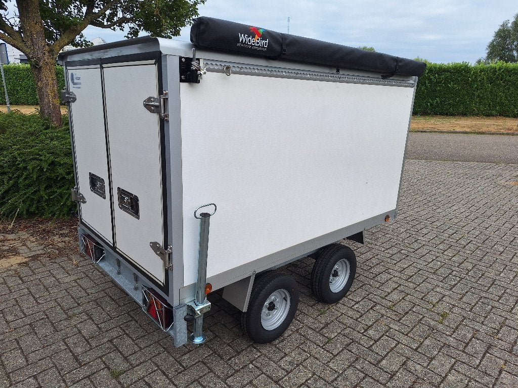 Gesloten aanhangwagen 750kg, Ophalen, Zo goed als nieuw
