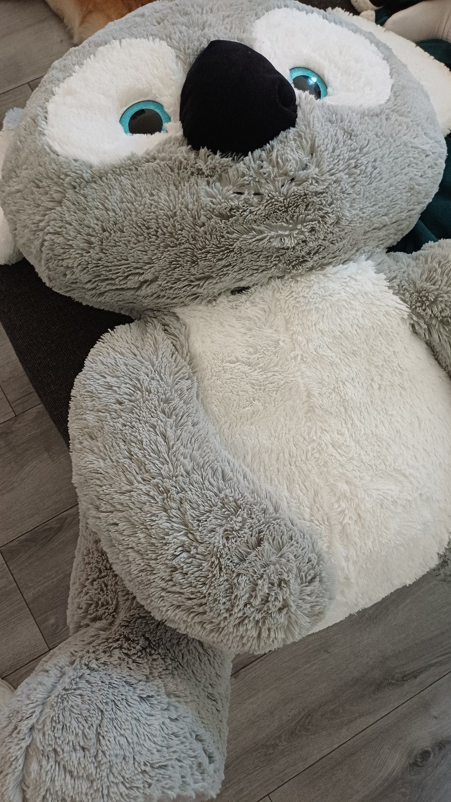 Grote Koala Knuffel - Zacht en Grijs, Ophalen, Gebruikt, Overige typen, Grijs