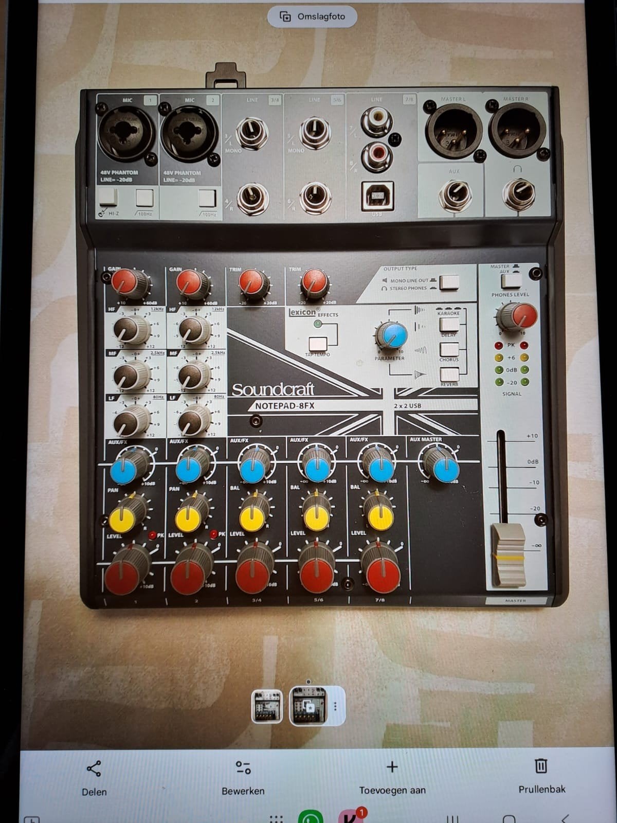 Sountcraft mengpaneel, Ophalen of Verzenden
