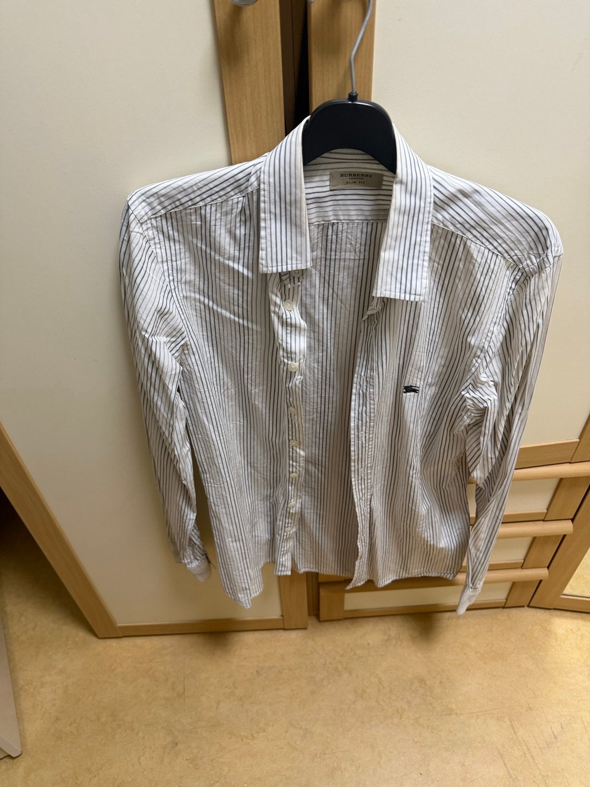 Burberry overhemd maat S, Ophalen of Verzenden, Gedragen, Wit, Halswijdte 38 (S) of kleiner