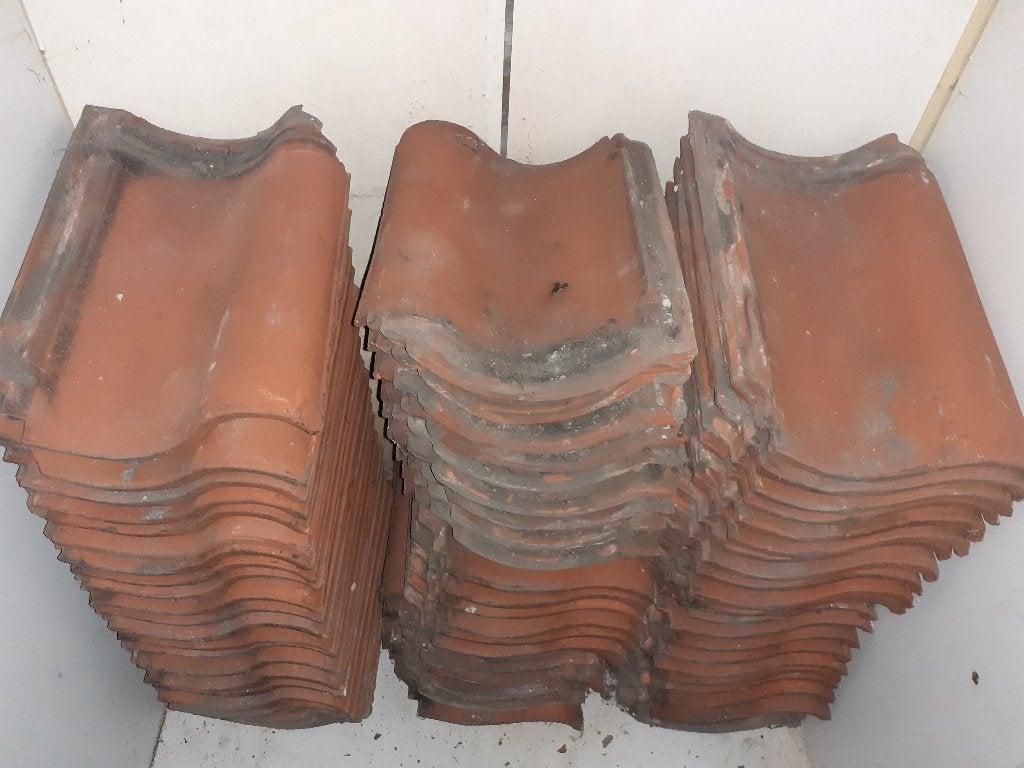Dakpannen / roof tiles, Doe-het-zelf en Verbouw, Dakpannen en Dakbedekking, Ophalen, Gebruikt, Steen of Klei, 15 m² of meer