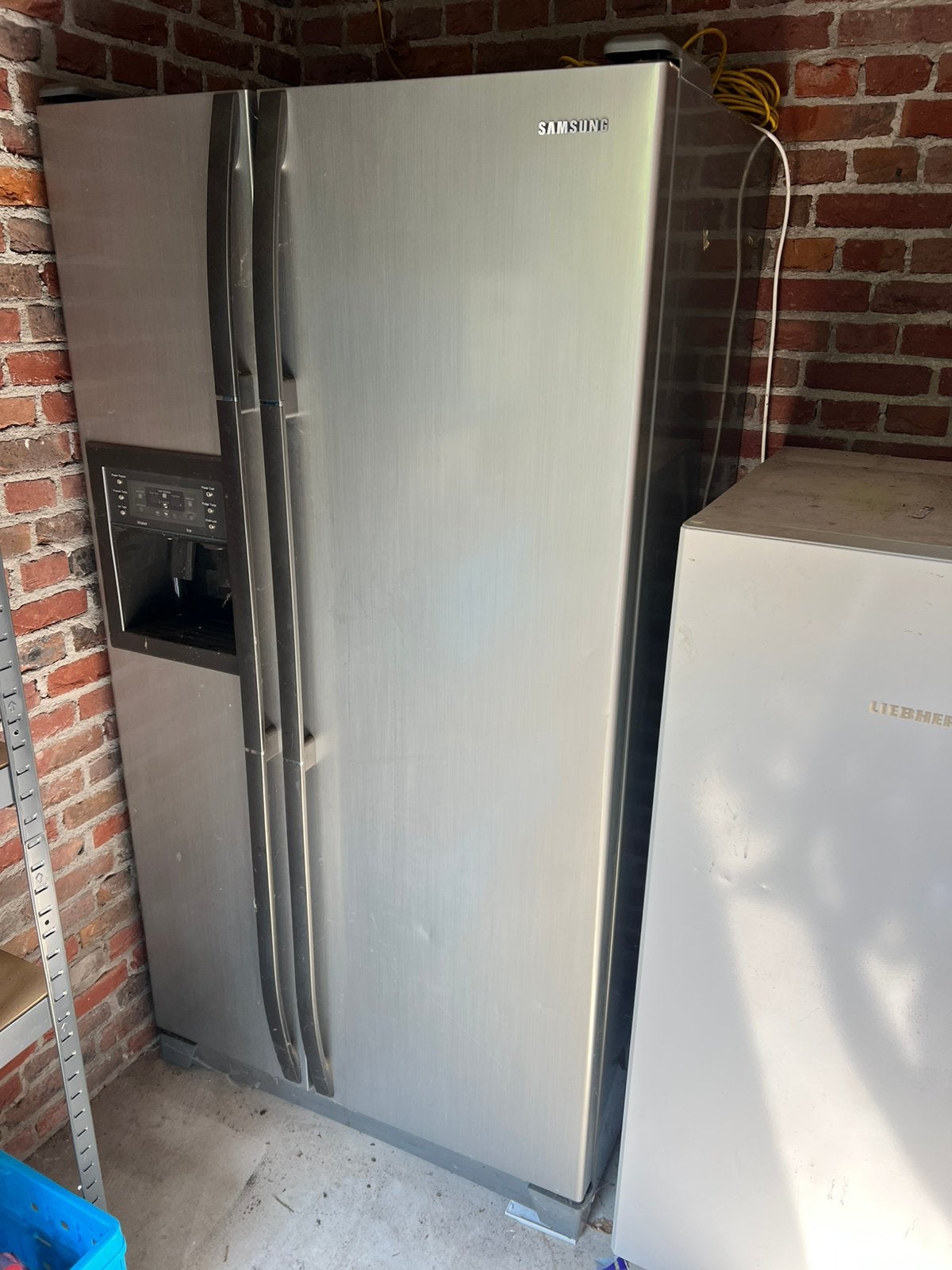 Gratis ophalen Samsung koelkast dubbel Amerikaans iksblokjes, Ophalen, 200 liter of meer, 160 cm of meer, Zonder vriesvak