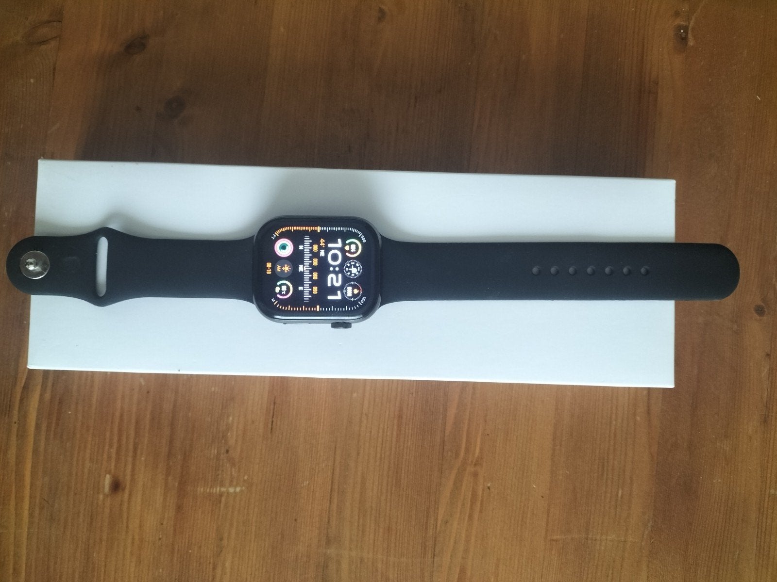 Apple Watch 9 45mm Midnight - nieuw, Sieraden, Tassen en Uiterlijk, Smartwatches, Ophalen, Zwart, IOS, Zo goed als nieuw