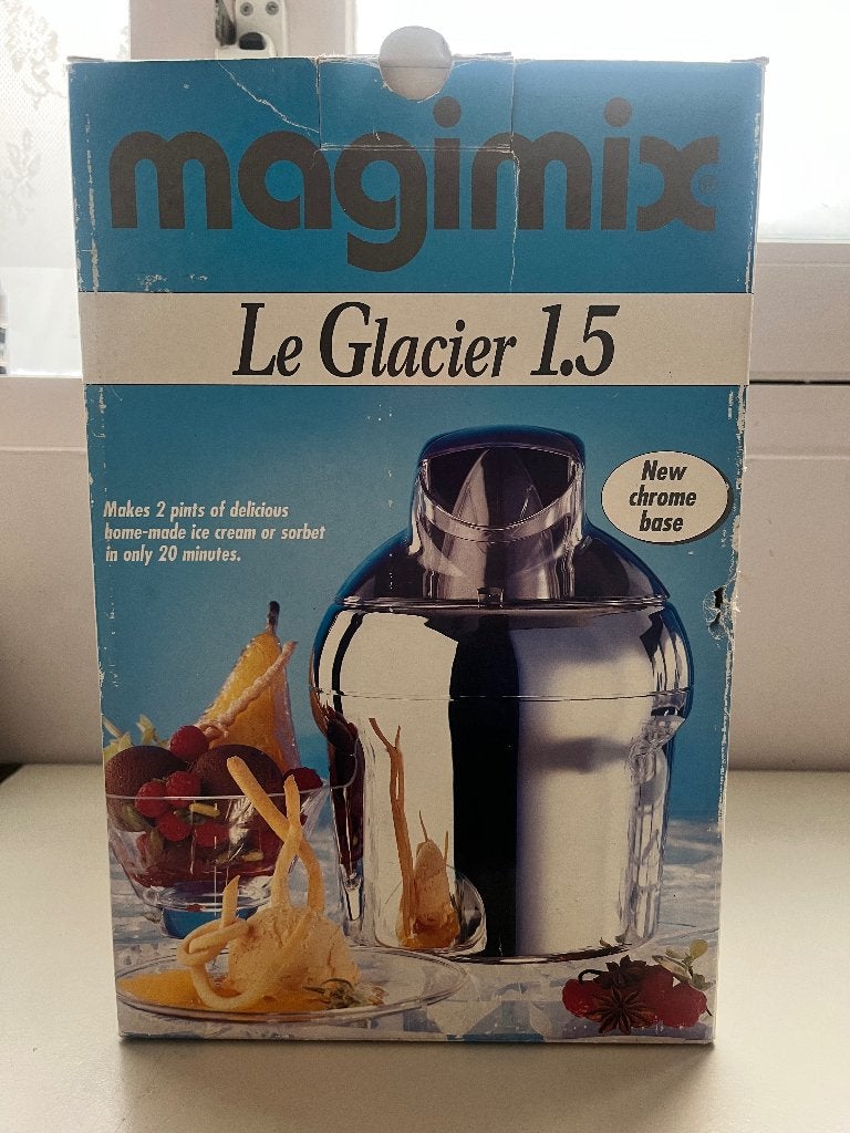 Magimix Le Glacier 1,5 L RVS Uitvoering, Ophalen of Verzenden, Zo goed als nieuw