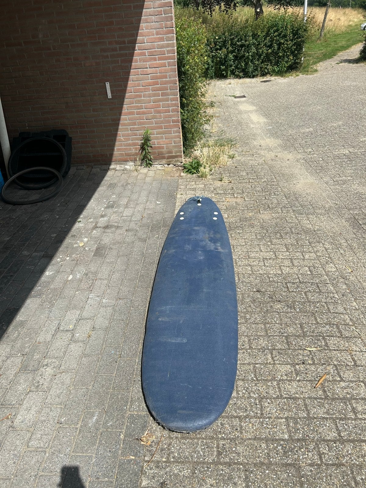 Decathlon surfplank met zachte bovenkant - Gebruikt, Ophalen, Gebruikt, Funboard, Met vinnen