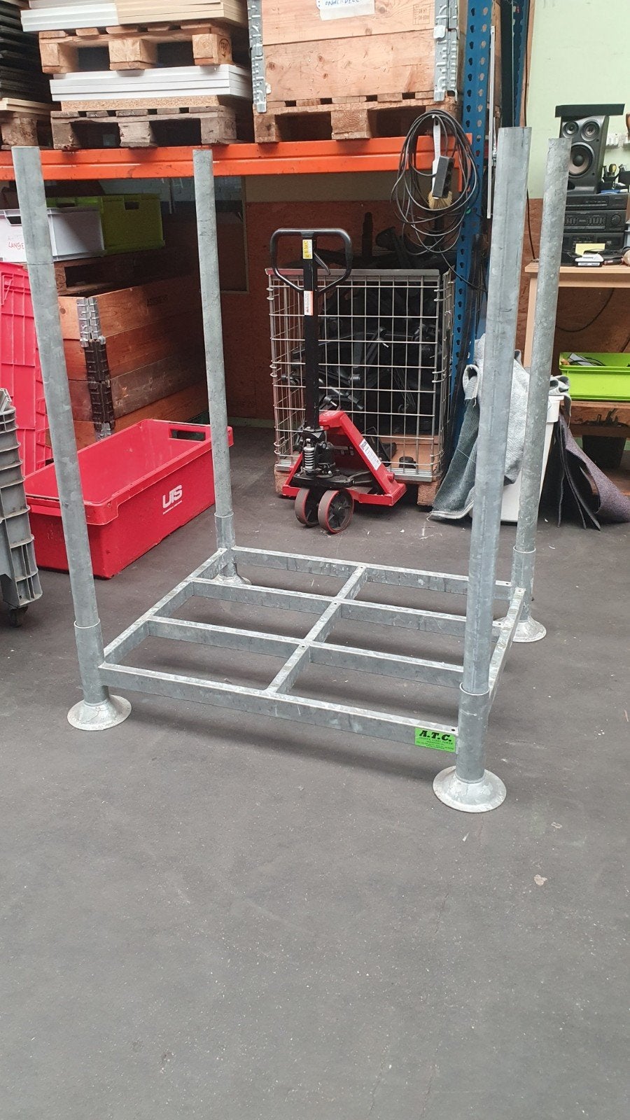 Stapelrack mobiel met buizen, Ophalen, Overige typen, Minder dan 2 meter